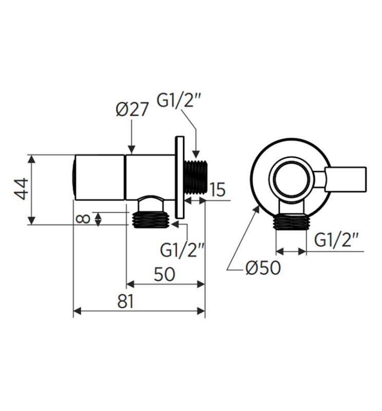 CONJUNTO HIGIÉNICO DE UN AGUA DUCHA BIDET CUERPO RECTANGULAR